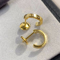 CARTIER LOVE EARRINGS 2.65MM GOLD