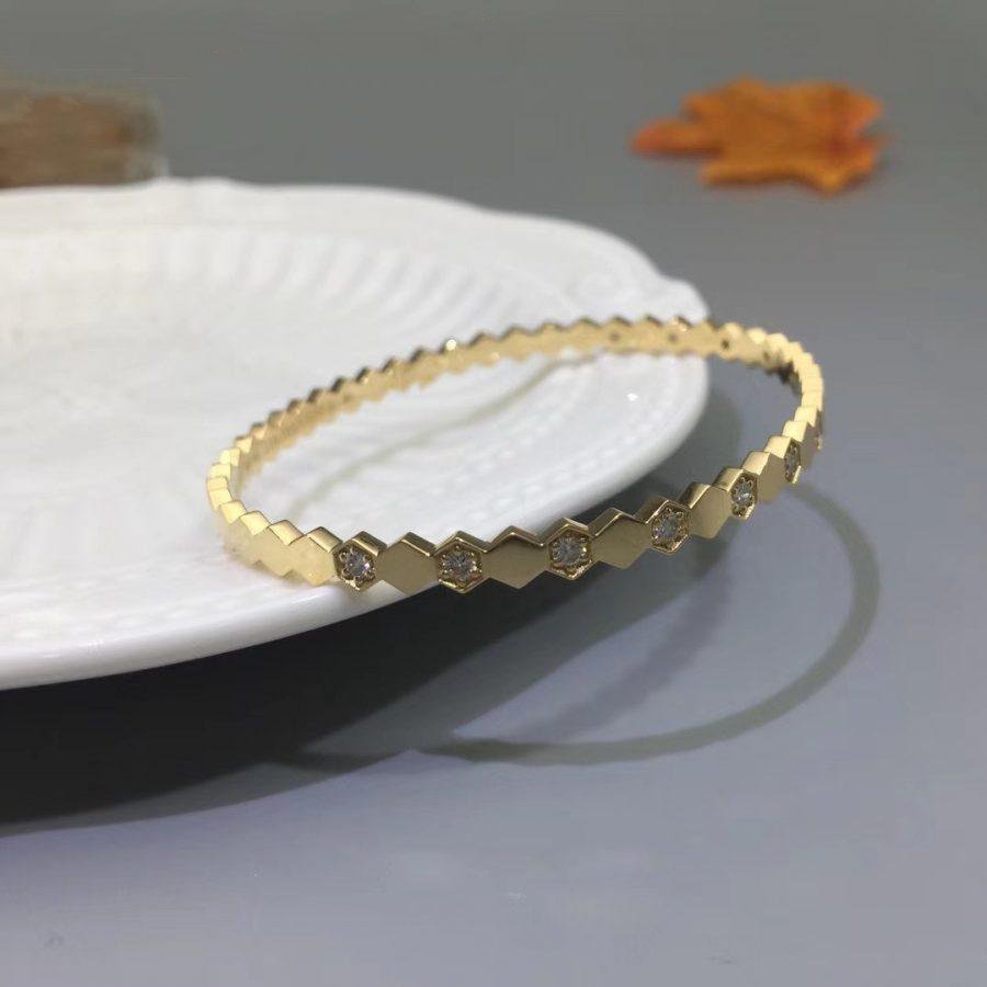 CHAUMET BEE LOVE GOLD DIAMOND BRACELET